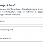 poll-14 change of pace